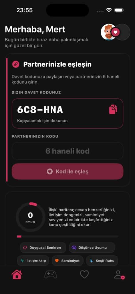 Pairing with an invite code